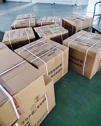 1800个定制PVC丙纶法兰保护套发往安徽 